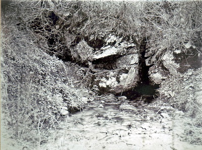 Photograph of the original entrance to Swildon's Hole